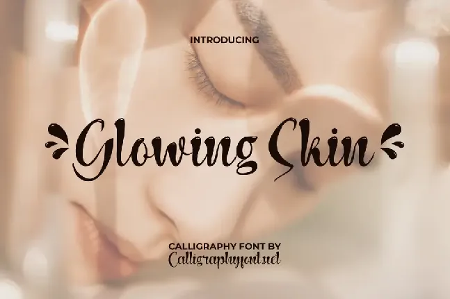 Glowing Skin Demo font