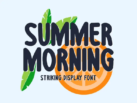 Summer Morning font