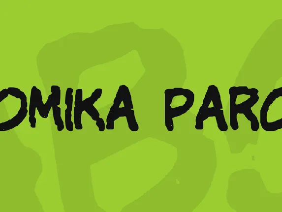 Komika Parch font