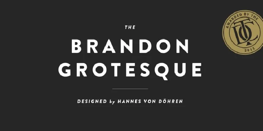 Brandon Grotesque Family font