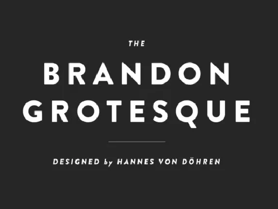 Brandon Grotesque Family font