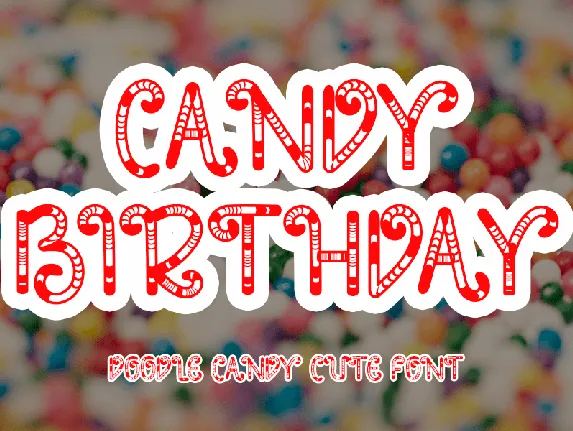 Candy Birthday font