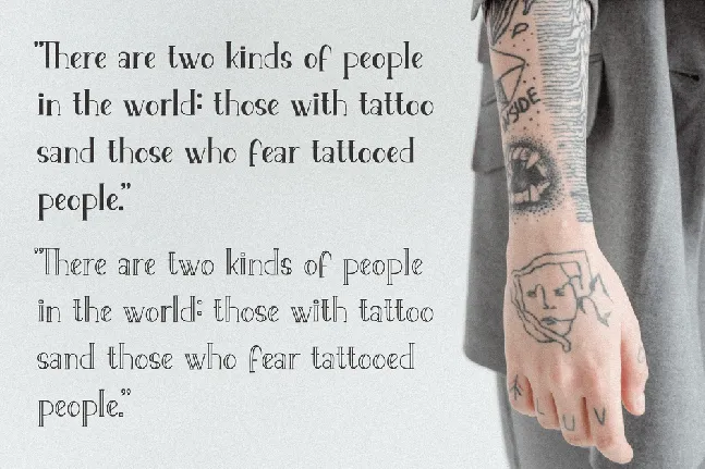 Social Tattoo font