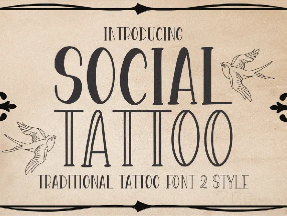 Social Tattoo font