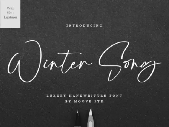 Winter Song font