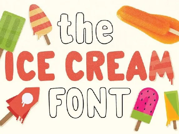 Icecreamer font