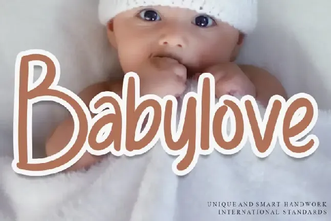 Babylove Display font