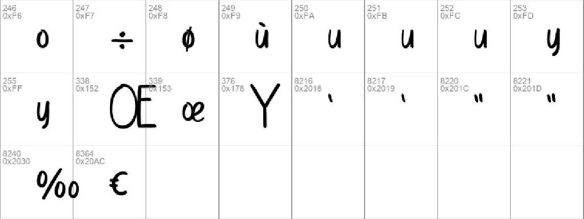 Babylove Display font