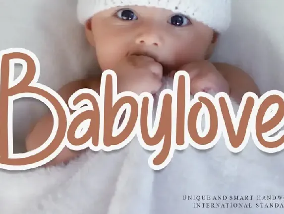 Babylove Display font