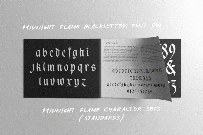 Midnight Flame font