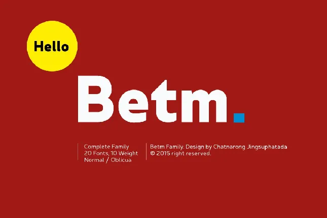 Betm font