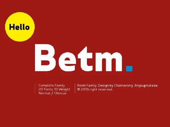 Betm font