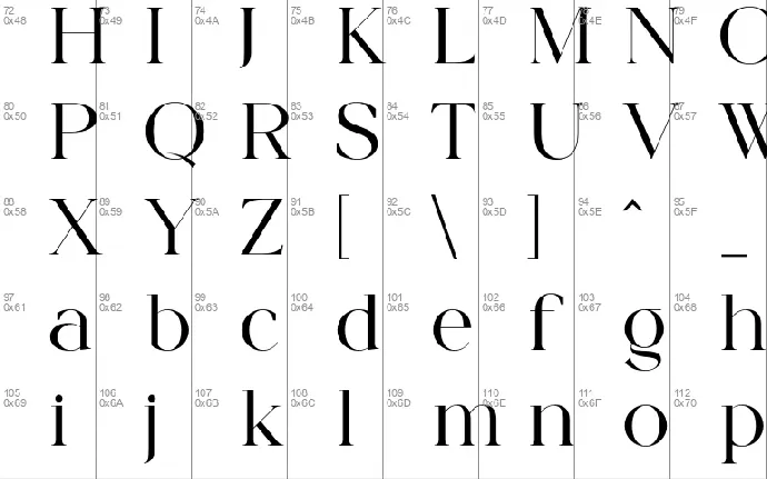 Glyce font