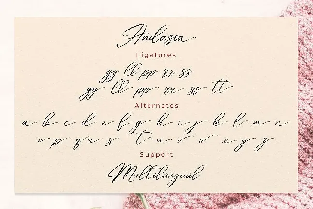 Andasia Script font