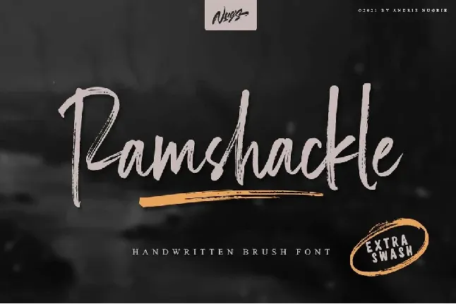 Ramshackle font