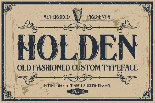 Holden Typeface Free font