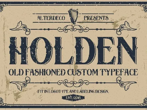 Holden Typeface Free font