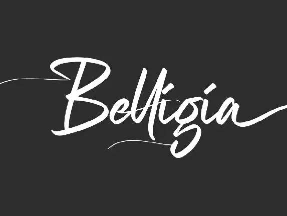 Belligia Demo font