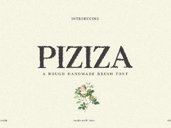 Piziza font