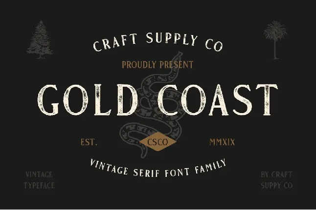 Gold Coast Free font