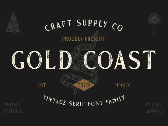 Gold Coast Free font