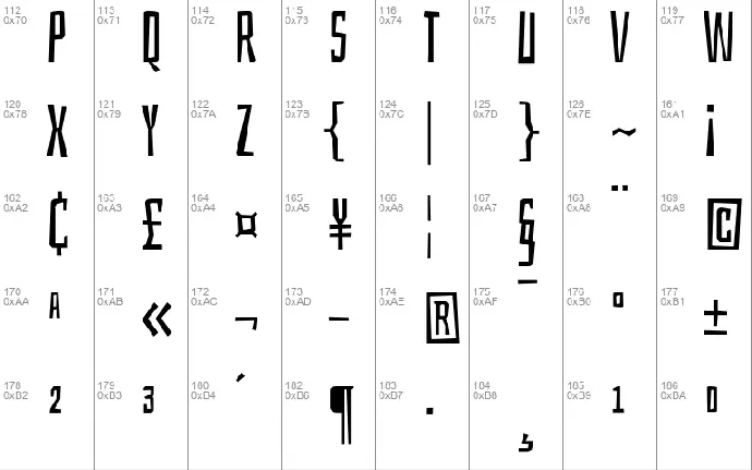 Bahiana font