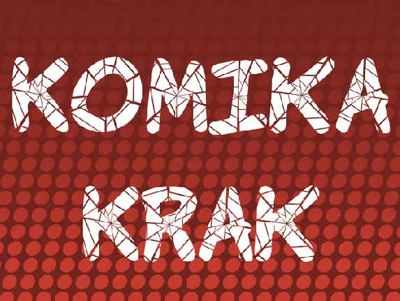 Komika Krak font