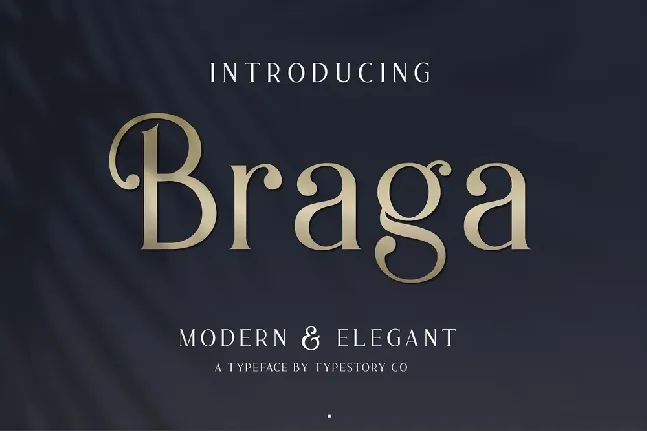 Braga Serif font