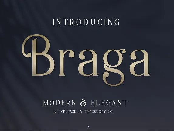 Braga Serif font