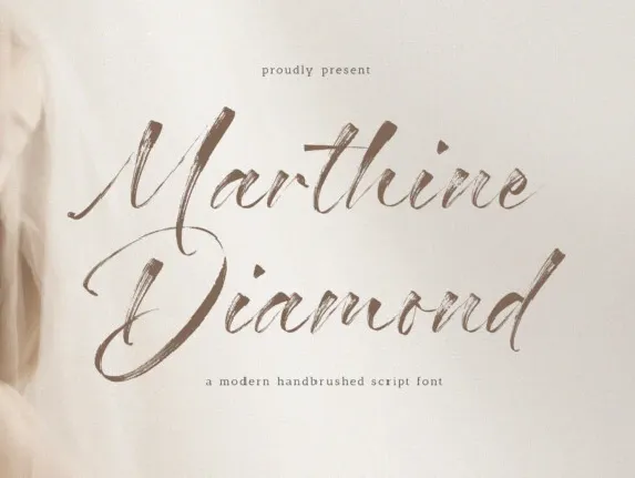 Marthine Diamond font