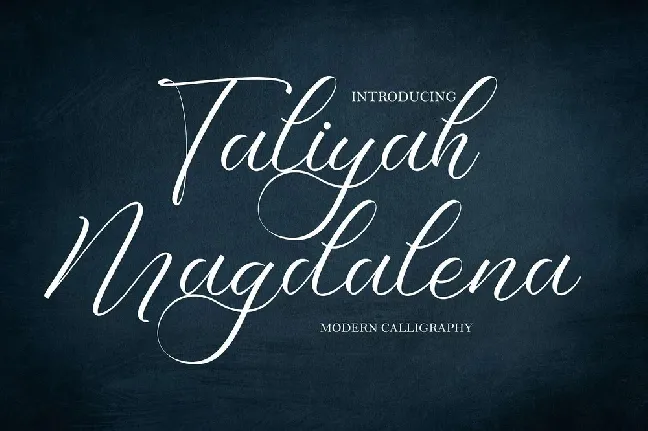 Taliyah Magdalena font