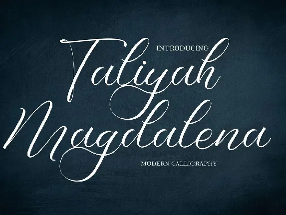 Taliyah Magdalena font