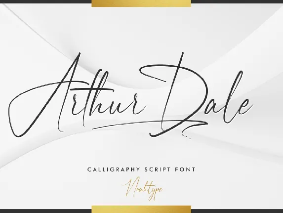 Arthur Dale Demo font