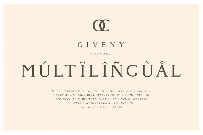 Giveny Demo font