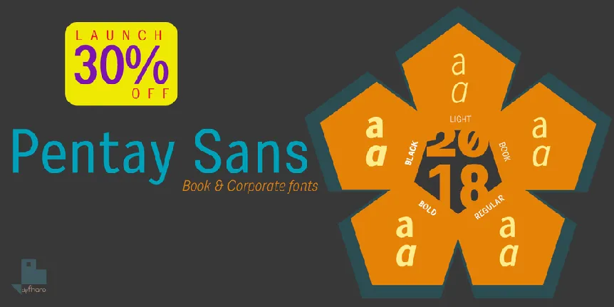 Pentay Sans font