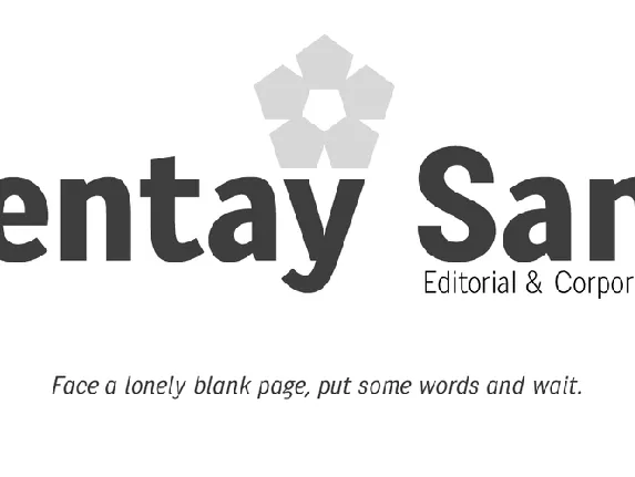 Pentay Sans font