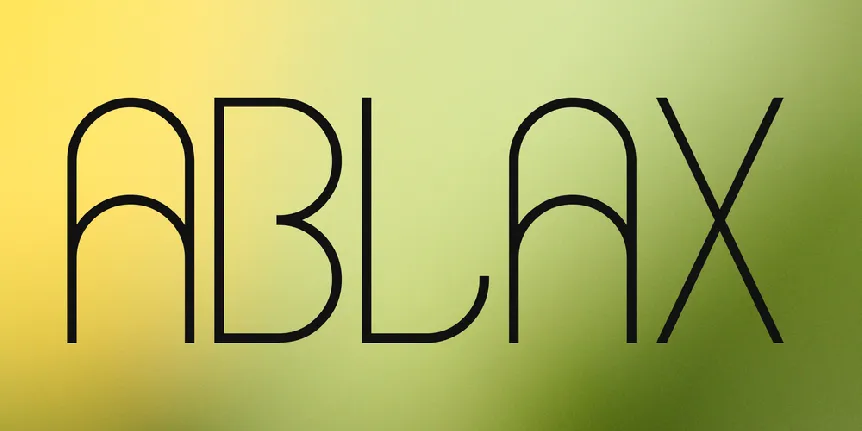 ABLAX font