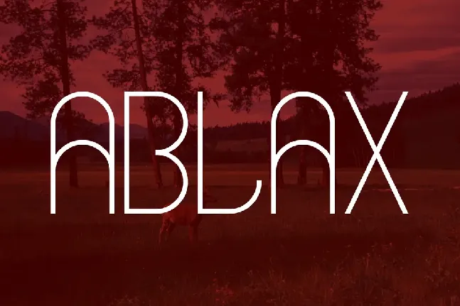 ABLAX font