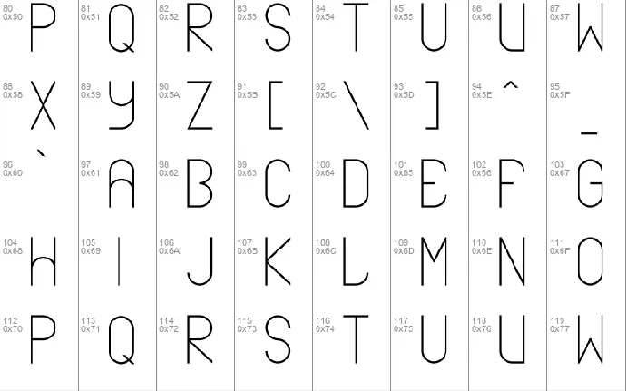 ABLAX font