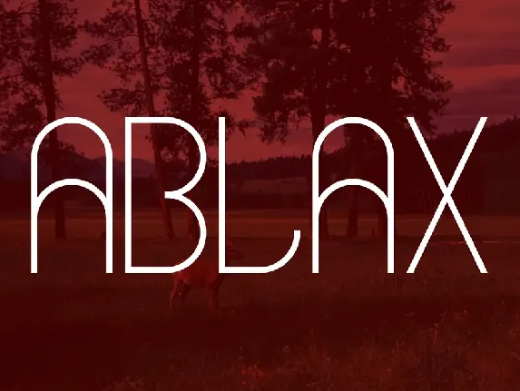 ABLAX font