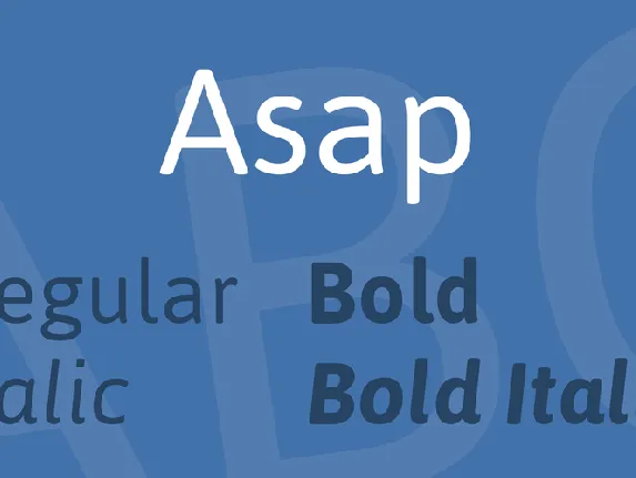 Asap font