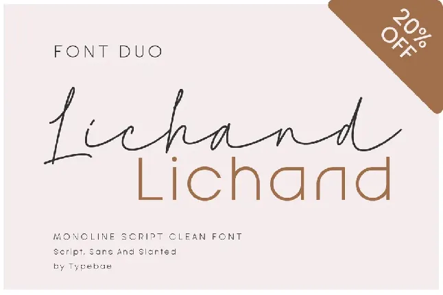 Lichand font