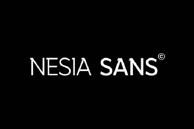 Nesia Sans font