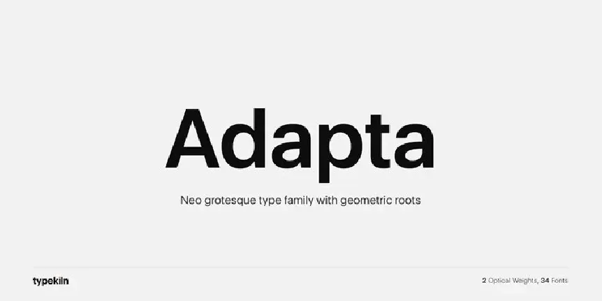 Adapta Sans Serif Demo font