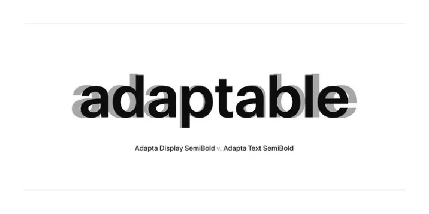 Adapta Sans Serif Demo font