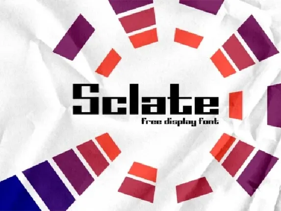 Sclate font