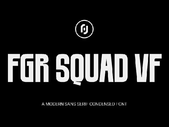 FGR SQUAD VF font