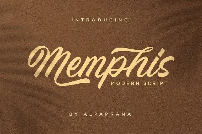 Memphis font