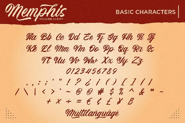 Memphis font