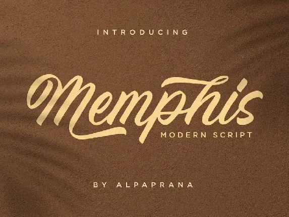 Memphis font